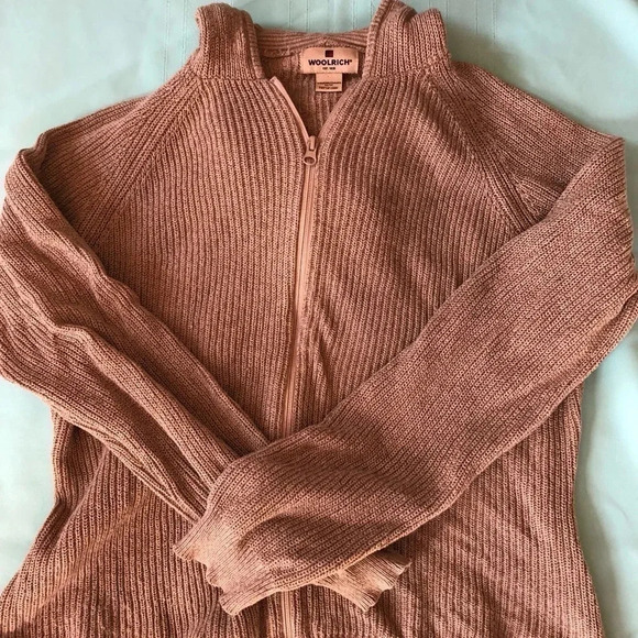 Woolrich Zip Up Beige Sweater - Picture 8 of 12